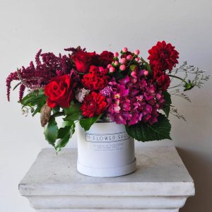 Christmas Hatbox - The Flower Shed