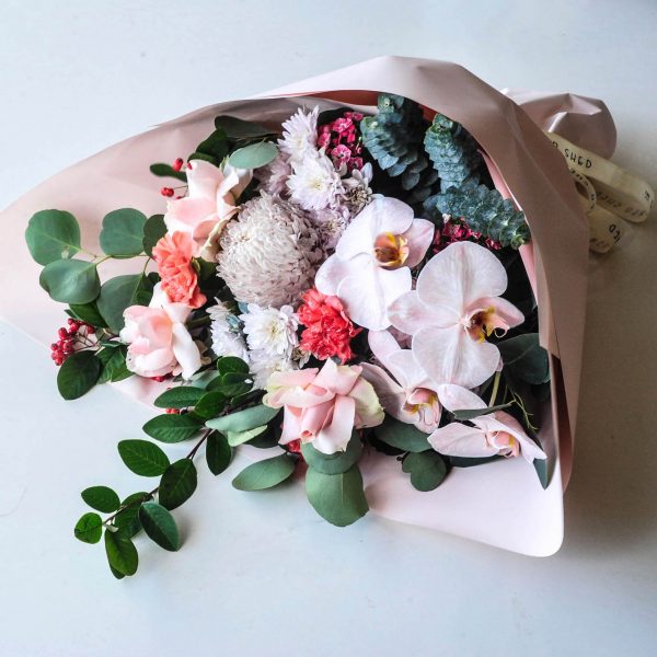 Peachie Floral Bouquet – The Flower Shed